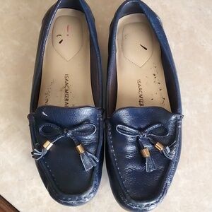 Isaac Mizrahi Leather Driving Loafers - Size 5-1/2